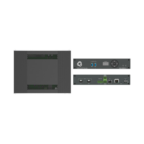 Kramer KDS-100DEC-U Open-Standard 4K AVoIP Decoder with Ultra-Low Latency